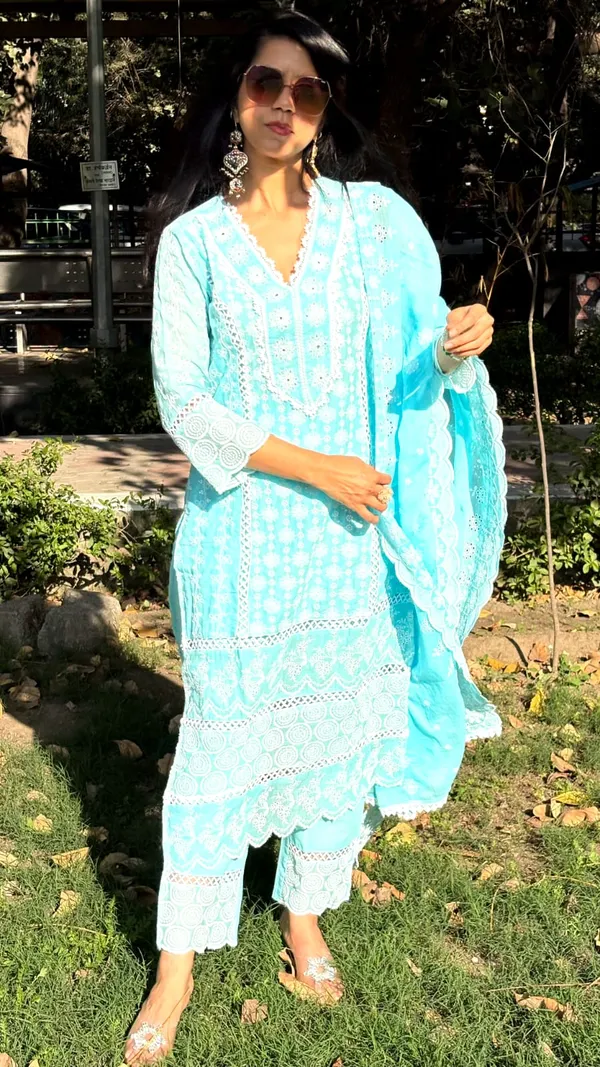 Aqua_Blue_Mulmul_Chikankari_Embroidered_Straight_Stitched_Suit