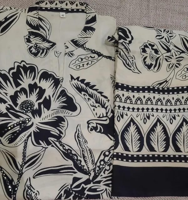 Black_And_Ivory_Cotton_Linen_Digital_Print_Co_Ord_Set_For_Women