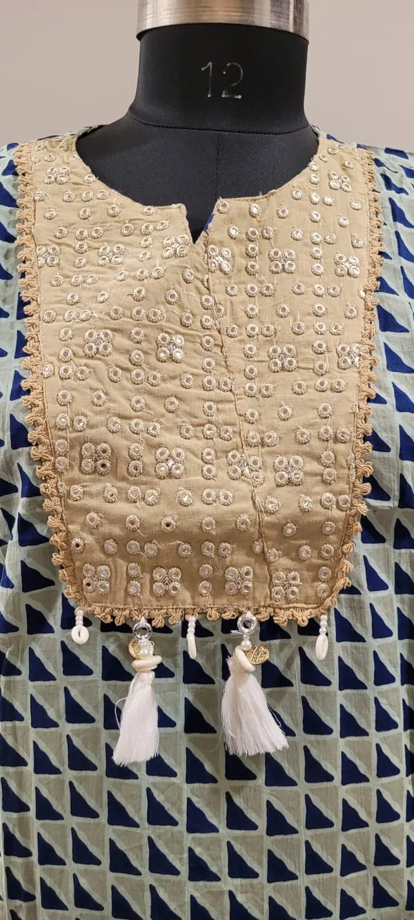 Blue_and_Beige_Pure_Cotton_Block_Printed_Assymetric_Embroidered_Co-ord_Set