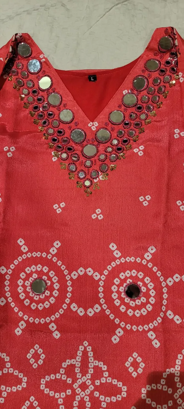 Burnt_Orange_Crepe_Bandhani__Embroidered_Co-ord_Set_with_mirror_work_and_pearl_detailing_