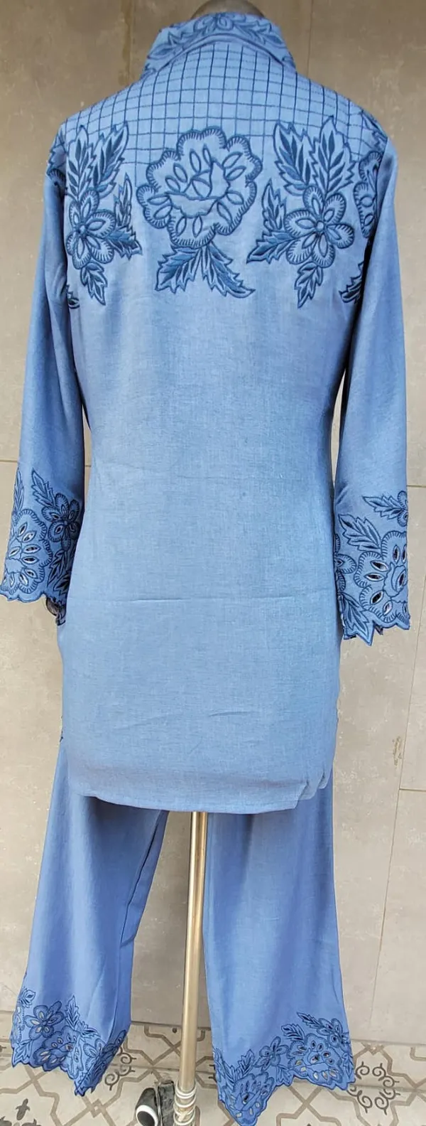 Blue_Soft_Denim_Embroidered_Co_Ord_Set_For_Women