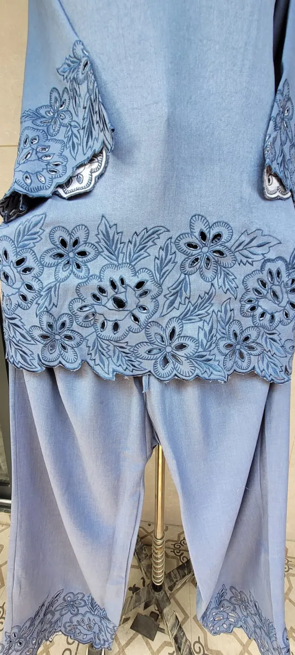 Blue_Soft_Denim_Embroidered_Co_Ord_Set_For_Women
