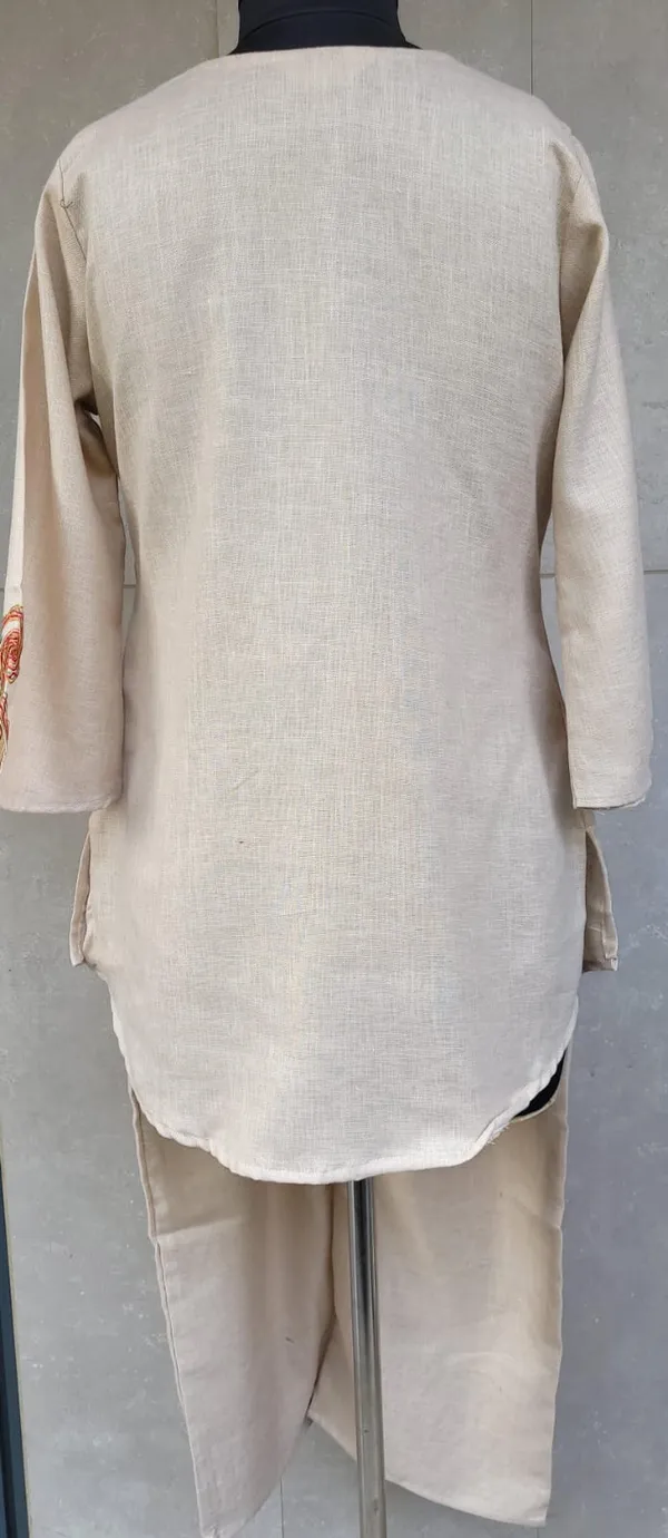 Beige_Linen_Embroidered_Co_Ord_Set_For_Women
