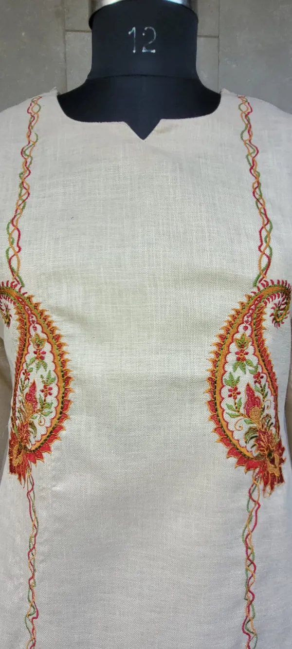 Beige_Linen_Embroidered_Co_Ord_Set_For_Women