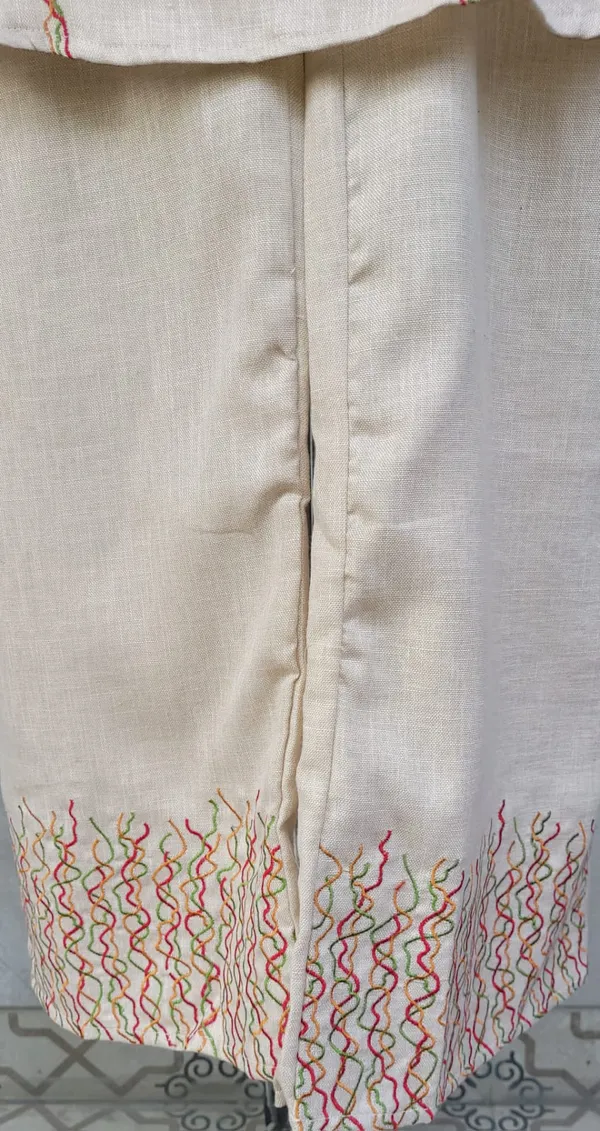 Beige_Linen_Embroidered_Co_Ord_Set_For_Women