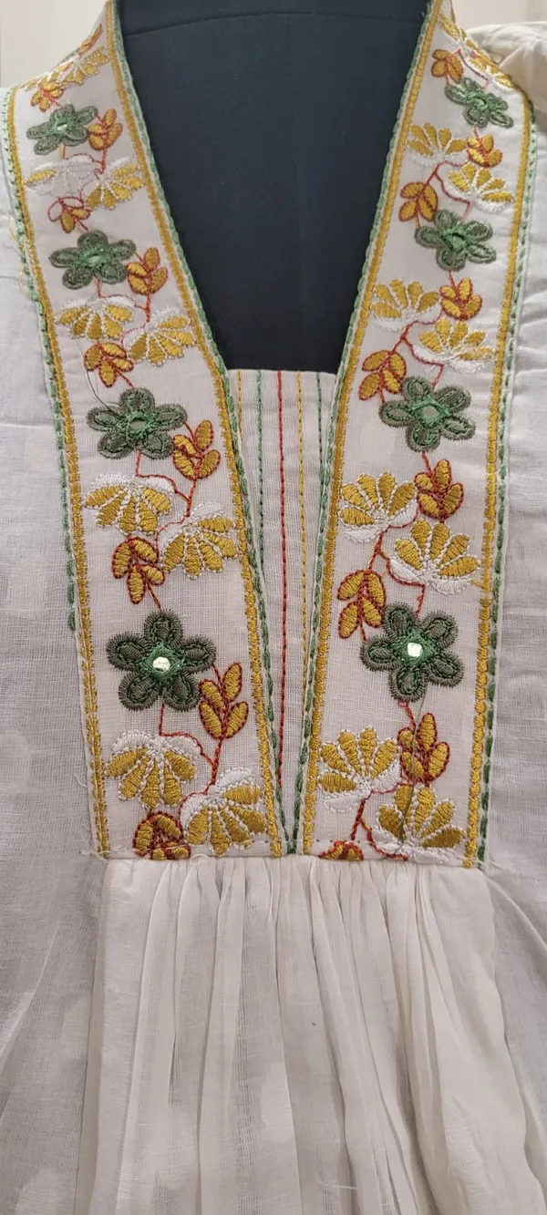 Off_White_Mul_Cotton_Embroidered_Stitched_A_Line_Kurta_Set_For_Women