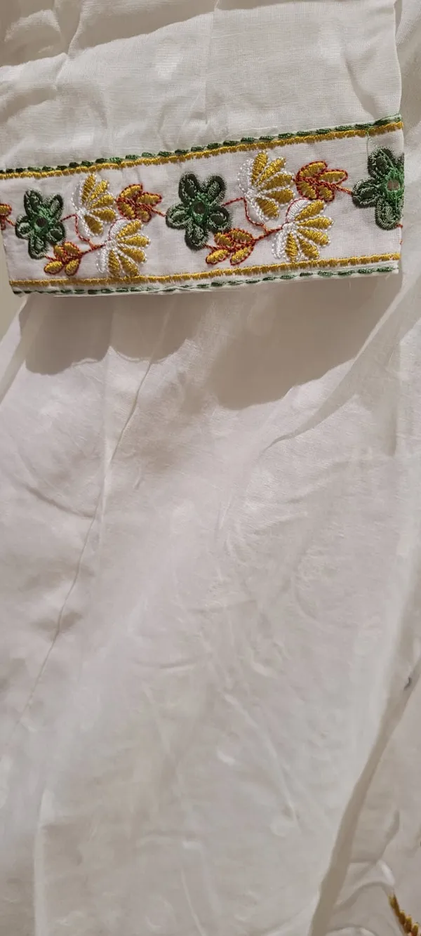 Off_White_Mul_Cotton_Embroidered_Stitched_A_Line_Kurta_Set_For_Women