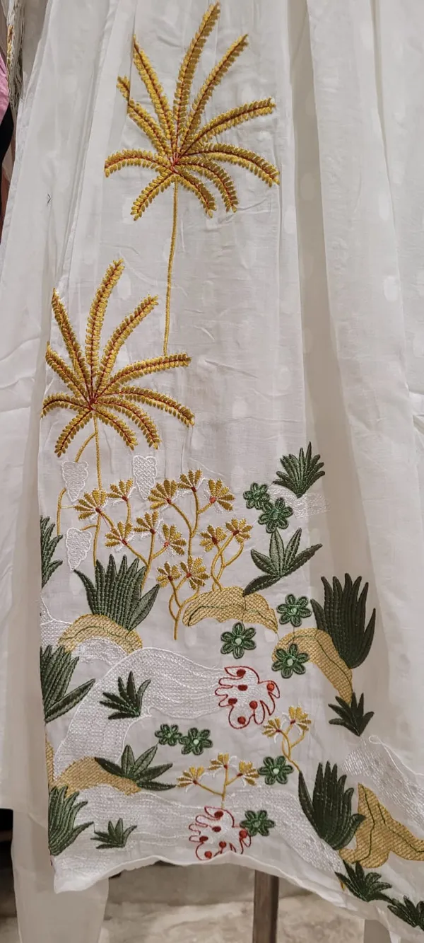 Off_White_Mul_Cotton_Embroidered_Stitched_A_Line_Kurta_Set_For_Women