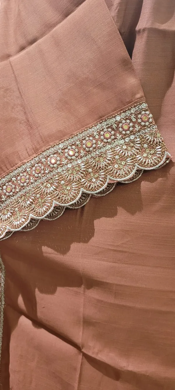 Rust_Brown_Roman_Silk_Stitched_Suit_For_Women