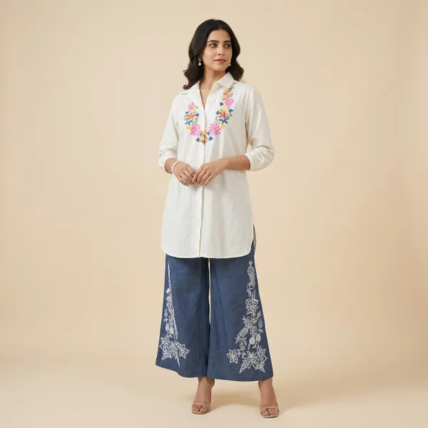 Off_White_And_Blue_Cotton_Cambric_Embroidered_Co_Ord_Set_For_Women