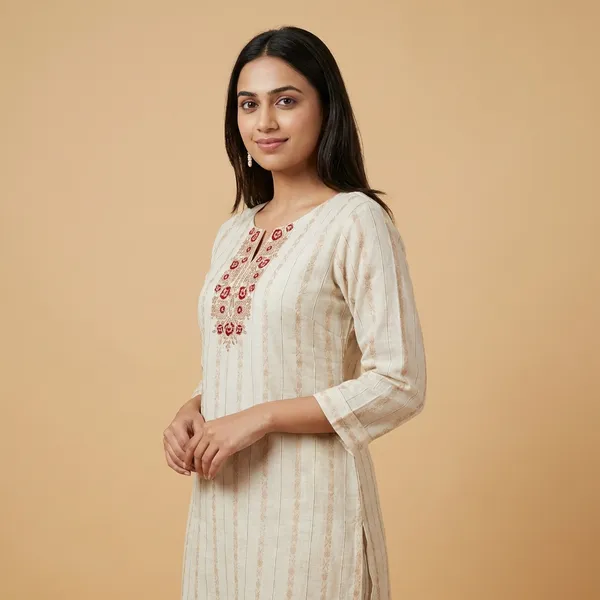 Off_White_Khadi_Cotton_Self_Design_Co_Ord_Set_For_Women
