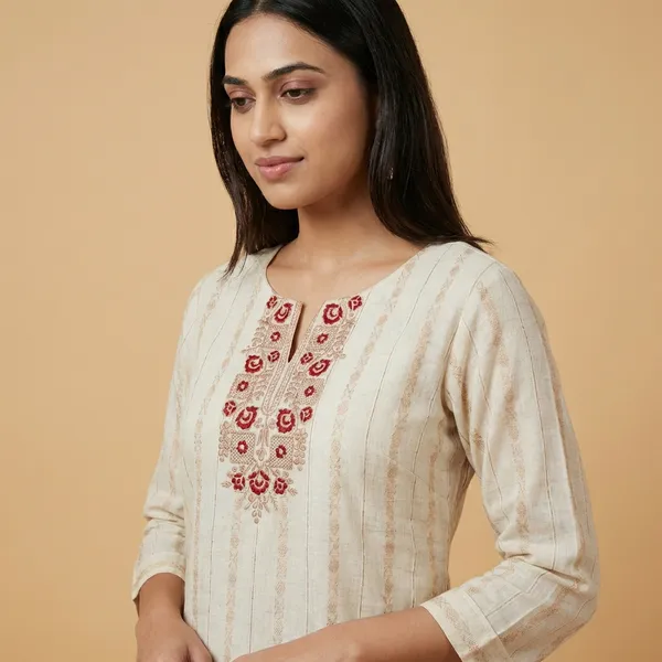 Off_White_Khadi_Cotton_Self_Design_Co_Ord_Set_For_Women