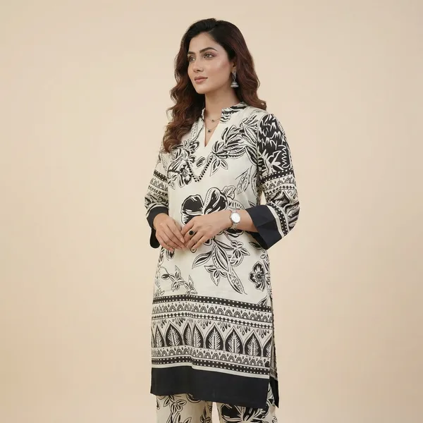 Black_And_Ivory_Cotton_Linen_Digital_Print_Co_Ord_Set_For_Women