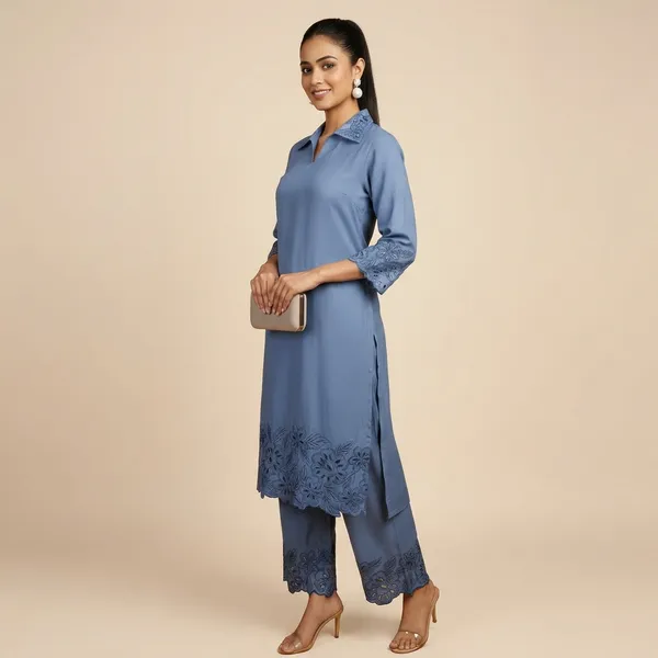 Blue_Soft_Denim_Embroidered_Co_Ord_Set_For_Women