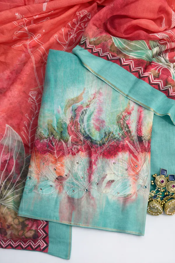 Teal_Blue_Pure_Crepe_Digital_Printed_Unstitched_Suit_For_Women