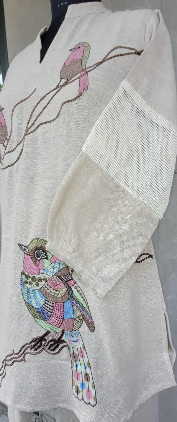 Beige_Khadi_Cotton_Embroidered_Co_Ord_Set_With_Crochet_For_Women