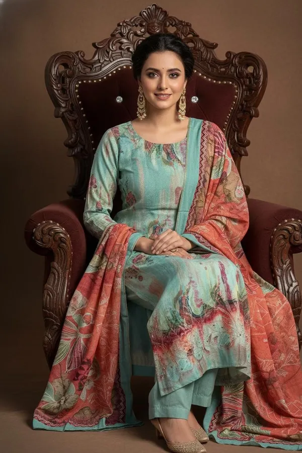 Teal_Blue_Pure_Crepe_Digital_Printed_Unstitched_Suit_For_Women