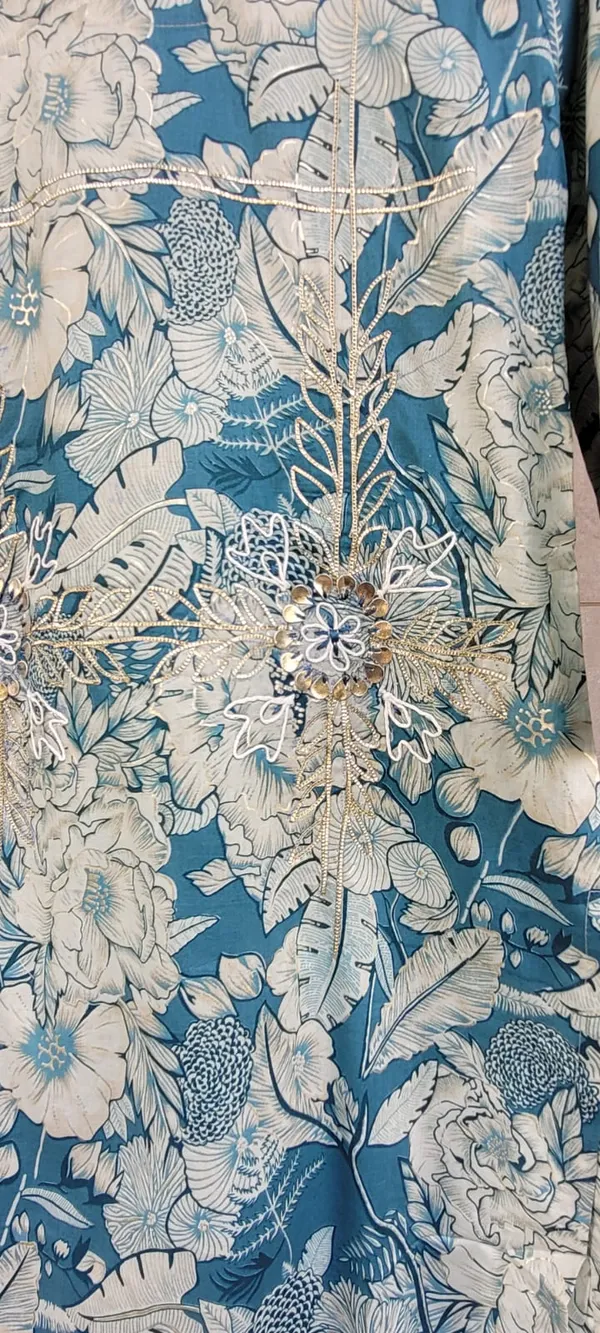Teal_Blue_Pure_Cotton_Digital_Print_Kurta_Set_With_Gota_Work_For_Women