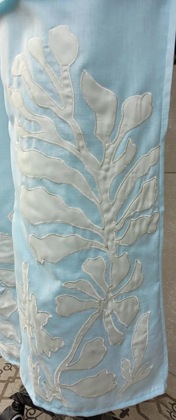 Powder_Blue_Linen_Co_Ord_Set_With_Applique_Detailing_For_Women