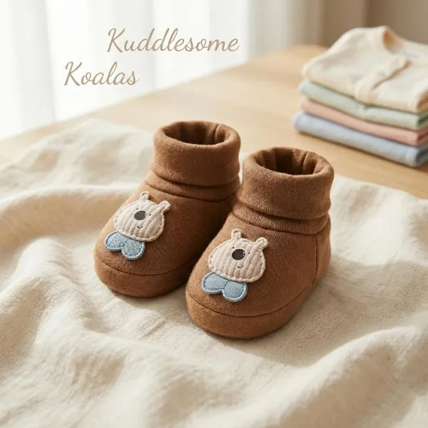 Premium_Brown_Koala_Soft_Sole_Booties