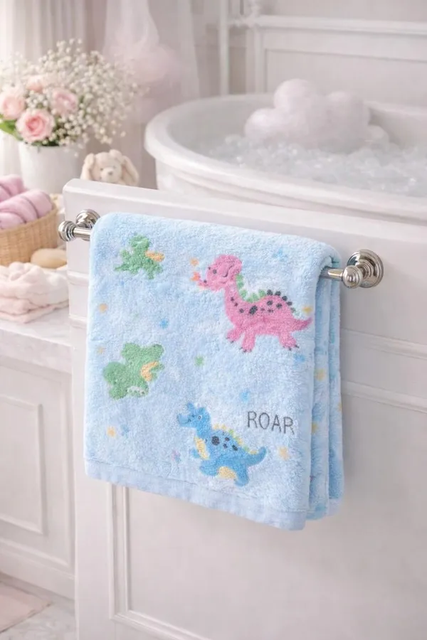 Premium_Blue_Animal_Print_Cotton_Towels_-01