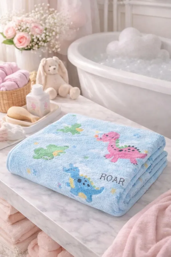 Premium_Blue_Animal_Print_Cotton_Towels_-01
