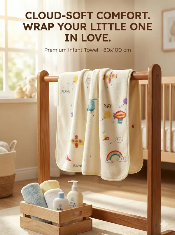 Premium_Light_Cream_5-In-1_Baby_Towel_&_Swaddle_Wrap