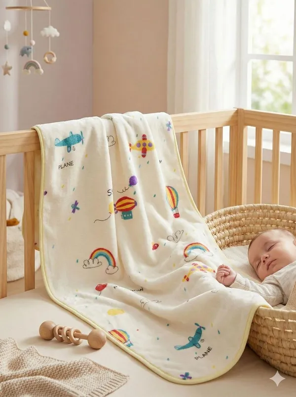 Premium_Light_Cream_5-In-1_Baby_Towel_&_Swaddle_Wrap