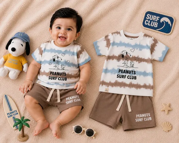 Multicolour_Cotton_T-Shirt_And_Short_Set_For_Kids