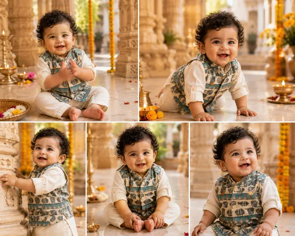 3_Piece_Ethnic_Charm_Set_-_Kurta,_Pyjama_With_Designer_Kothi_(Cream)
