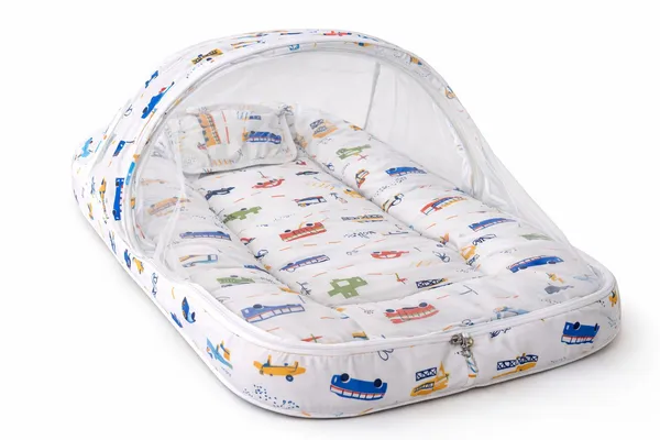 Baby_Mosquito_Net_Bed_With_Cushion_And_Pillow_Set