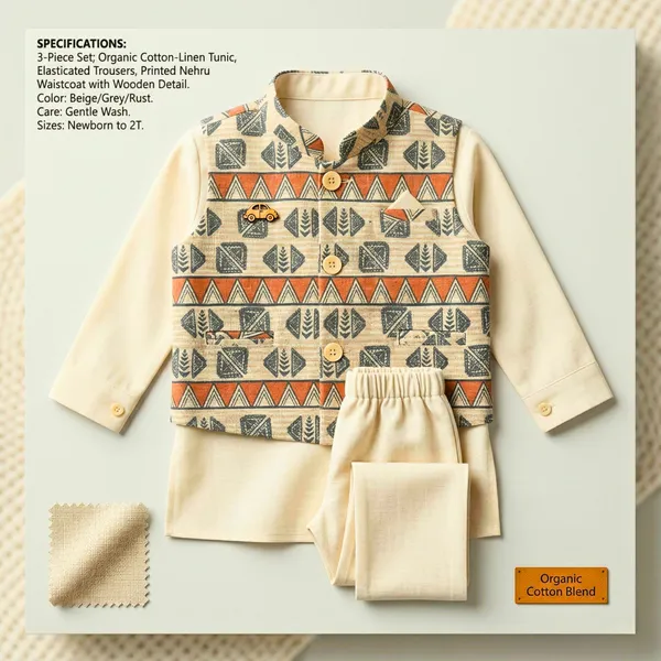 3_Piece_Ethnic_Charm_Set_-_Kurta,_Pyjama_With_Designer_Kothi_(White)