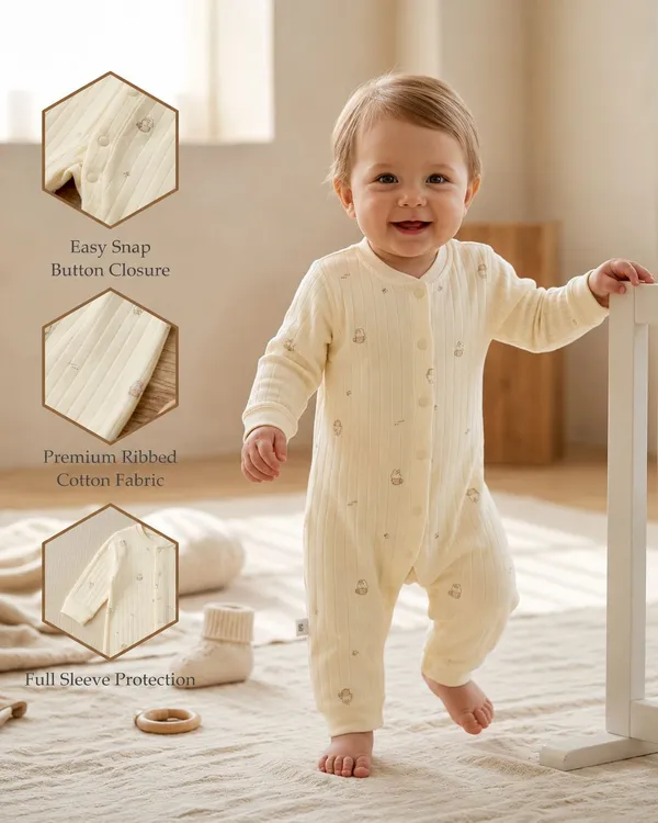 Premium_Unisex_Ribbed_Cotton_Romper_-_Butter_Cup_Cream