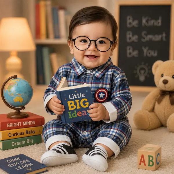 Blue_Cotton_Romper_Set_For_Kids