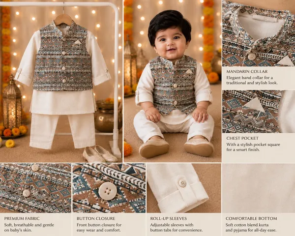3_Piece_Ethnic_Charm_Set_-_Kurta,_Pyjama_With_Designer_Kothi_(White)