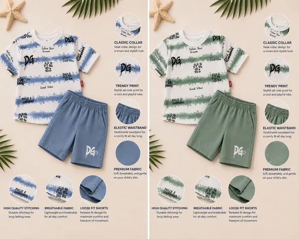 Dg_-_T_Shirt_&_Short_Set_-_Blue