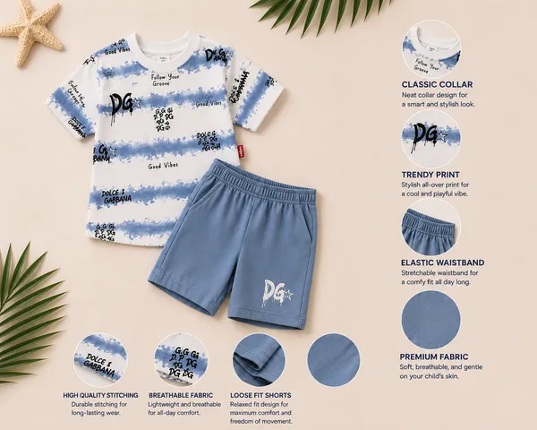 Dg_-_T_Shirt_&_Short_Set_-_Blue