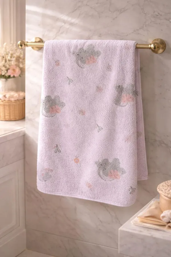 Premium_Lavender_Animal_Print_5-In-1_Baby_Towel_&_Swaddle
