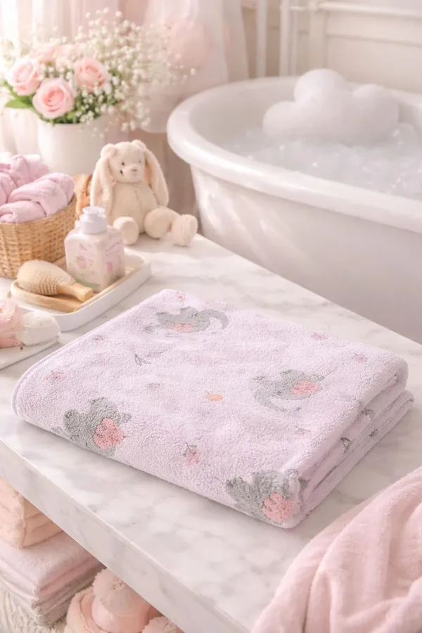 Premium_Lavender_Animal_Print_5-In-1_Baby_Towel_&_Swaddle