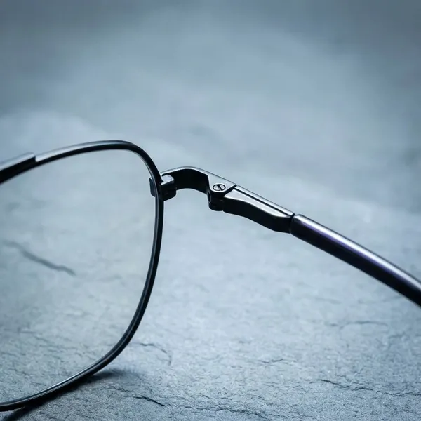 Black_Titanium_Double_Bar_Mettalic_Optical_Frame_For_Men_With_Bule_Cut_Glasses
