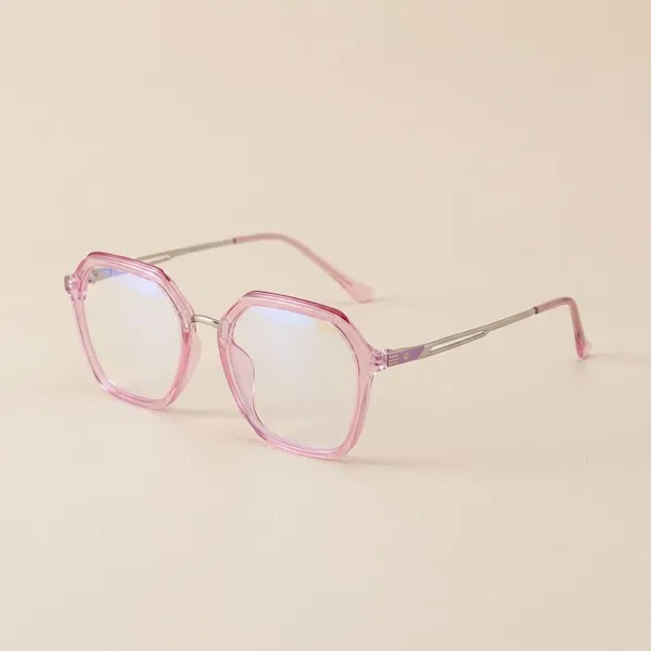 Pink_Tr_90_Oval_Round_Reddish_Optical_Frame_For_Men_And_Women_With_Bule_Cut_Glasses