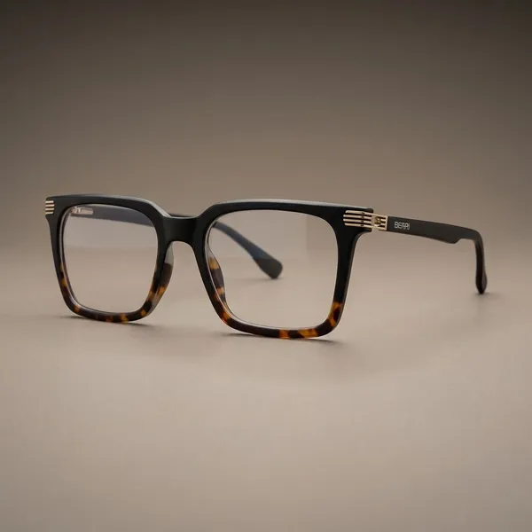 Black_Tiger_Tr_90_Rectangular_Matt_Optical_Frame_For_Men_With_Bule_Cut_Glasses