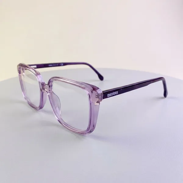 Purple_And_Black_Tr_90_Studio_Soft_Round_Square_Optical_Frame_For_Women_With_Bule_Cut_Glasses