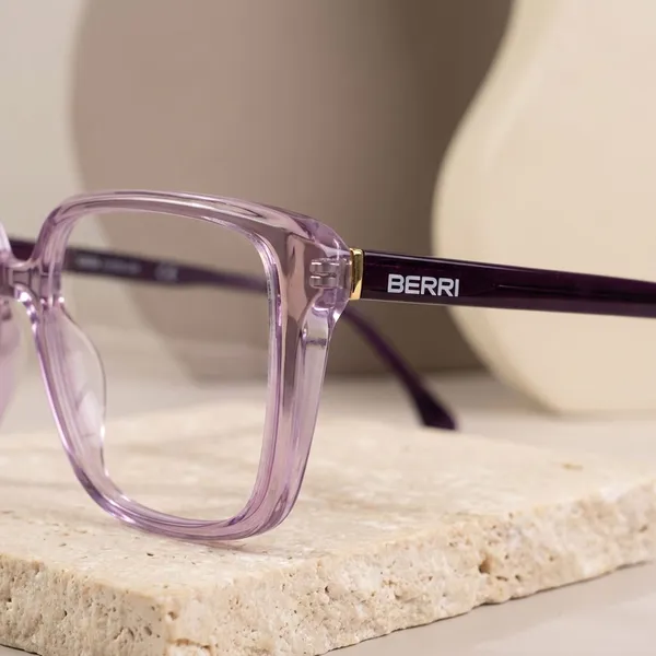 Purple_And_Black_Tr_90_Studio_Soft_Round_Square_Optical_Frame_For_Women_With_Bule_Cut_Glasses