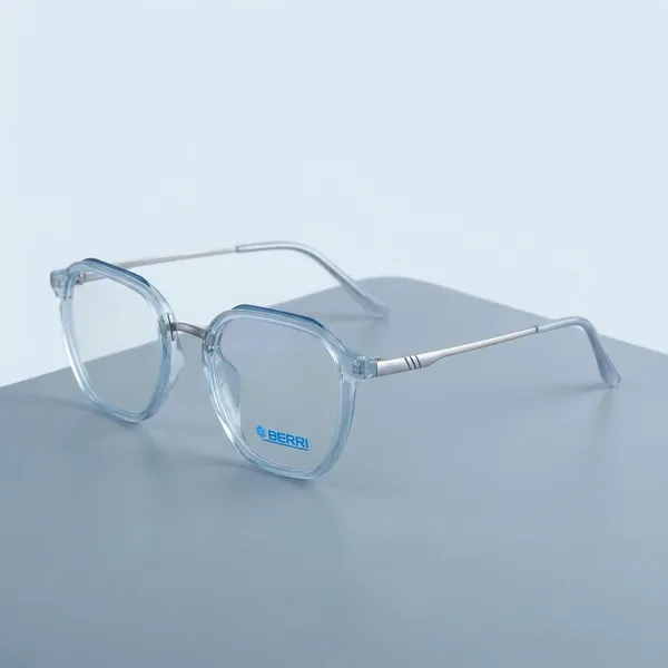 Urban_Grey_Tr_90_Square_Optical_Frame_For_Men_And_Women_With_Bule_Cut_Glasses