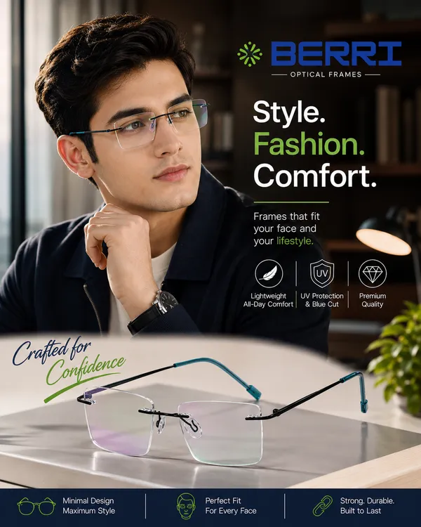 Berri_Blue_Rimless_Titanium_Optical_Frame_for_Men_and_women