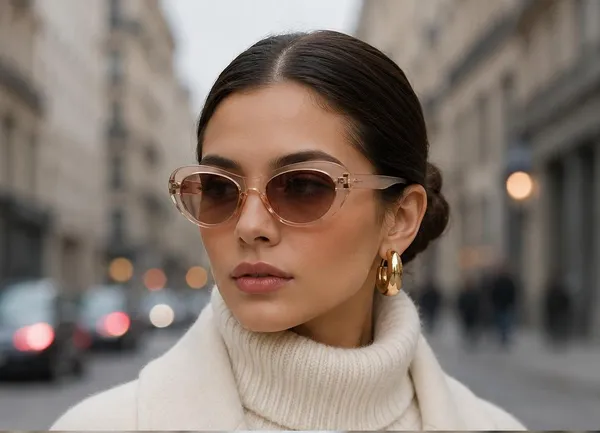 Berri_Female_Cat_Eye_Transparent_Brown_Sunglasses