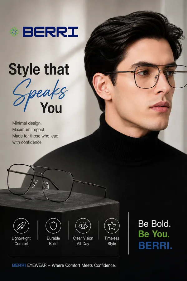 1_Gun_Metal_Titanium_Double_Bar_Small_Metallic_Optical_Frame_For_Men_With_Bule_Cut_Glasses