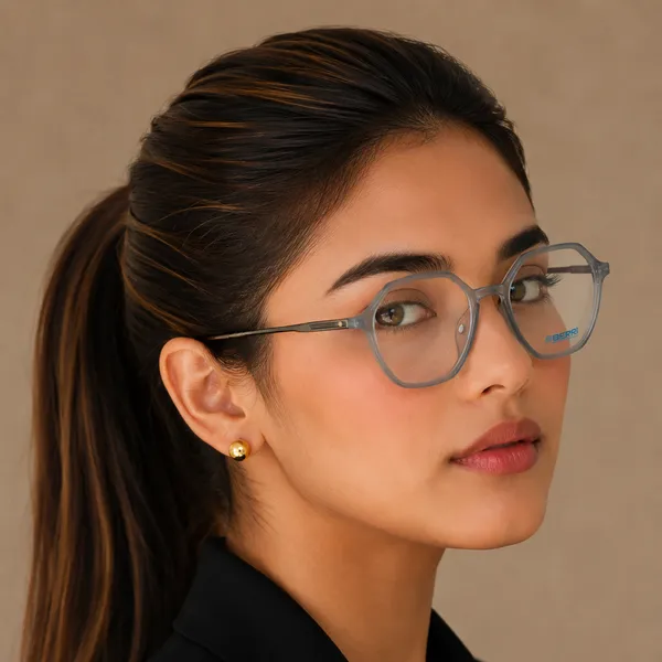 Grey_Tr_90_Hexa_Unisex_Optical_Frame_For_Men_And_Women_With_Bule_Cut_Glasses