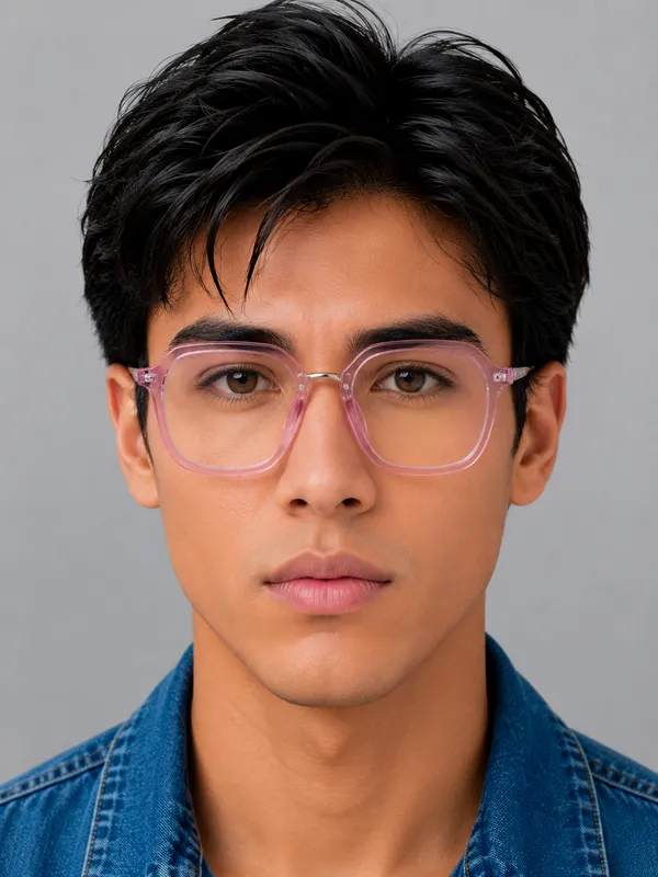 Pink_Tr_90_Oval_Round_Reddish_Optical_Frame_For_Men_And_Women_With_Bule_Cut_Glasses
